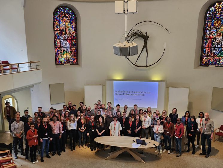 Members of the network during a workshop